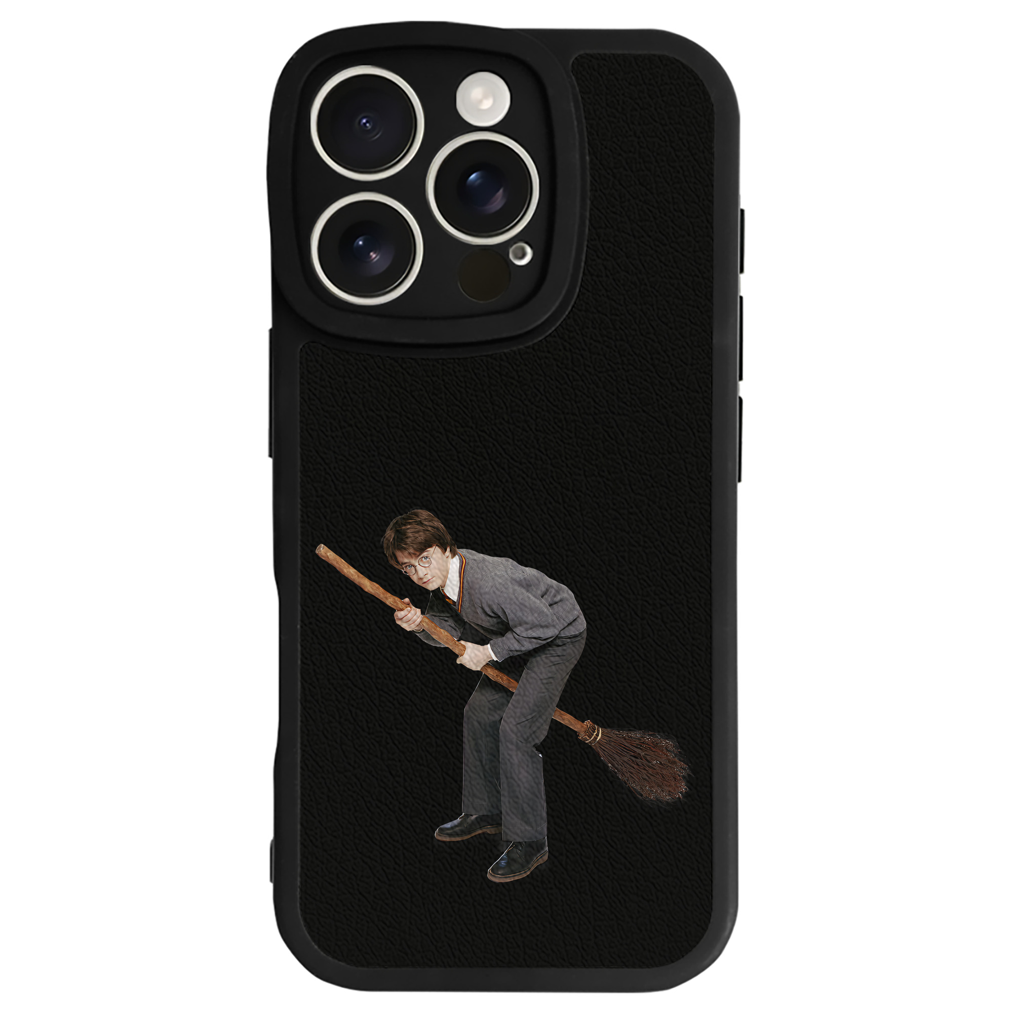（画像用） Harry Potter ハリー・ポッターシリーズ 【iPhone 16シリーズ対応】シリコンスマホケース（レザー調） 材質：シリコン